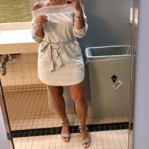 Express off the shoulder dress